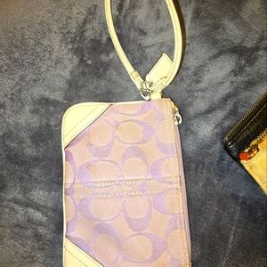 Coach wristlet
